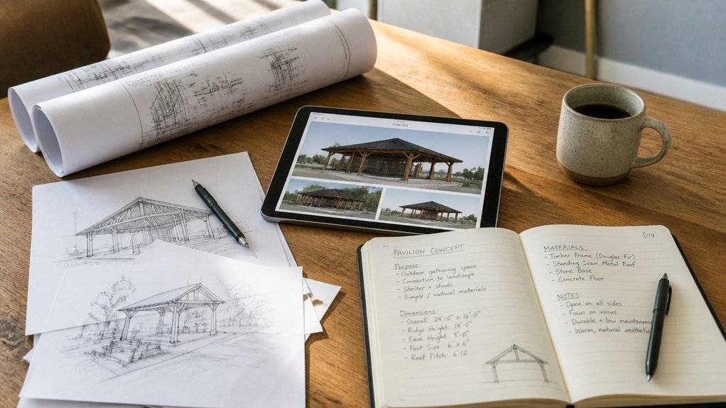 define pavilion purpose effectively