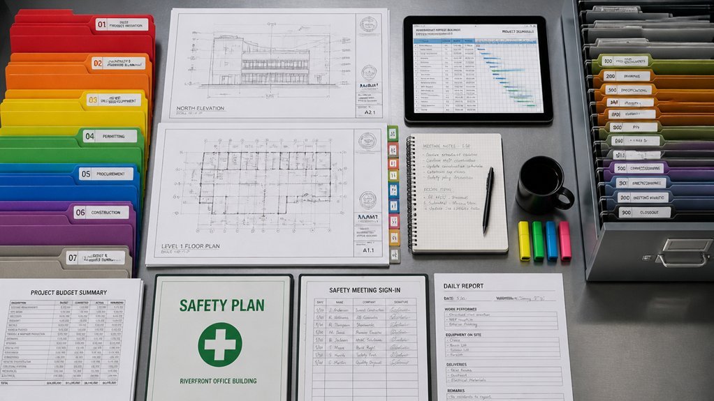 organizing construction project documents