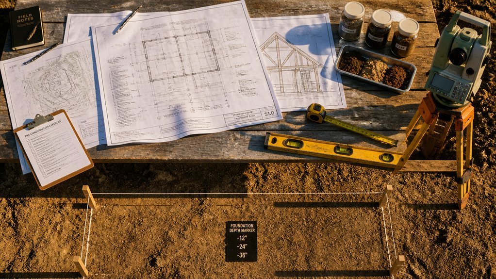 timber frame pavilion foundations