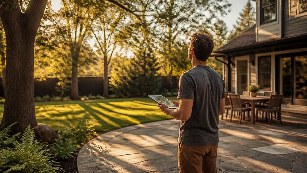yard assessment for pergola planning